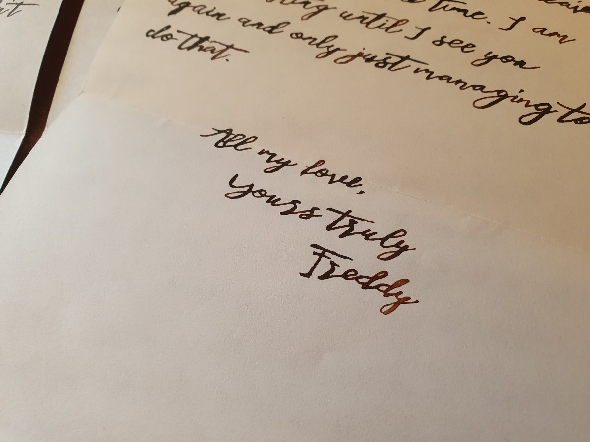 Freddy's Letter Close-Up