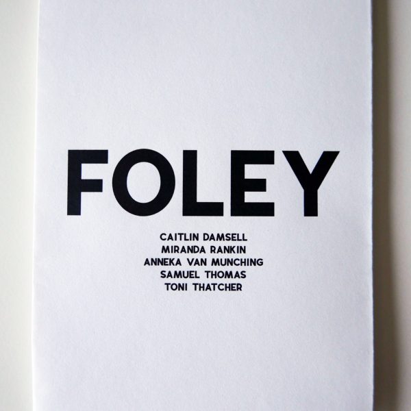 Foley Booklet 1/4