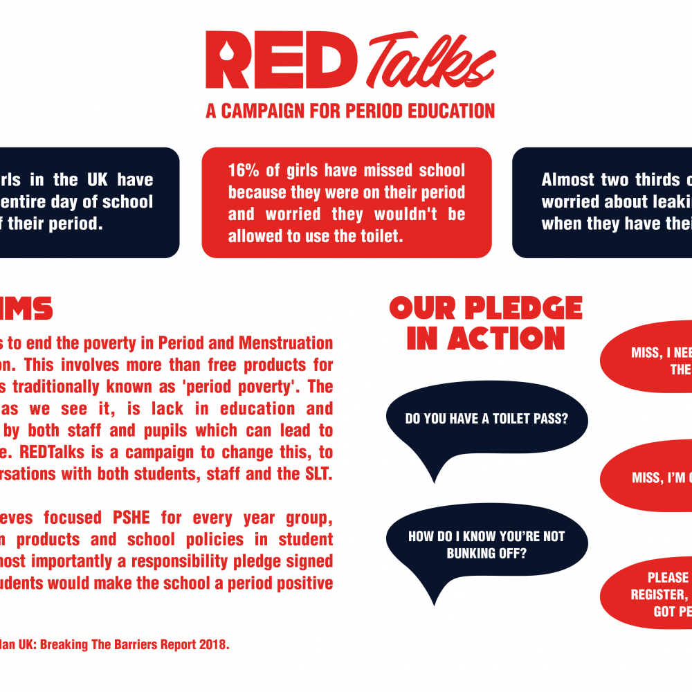 Red Talks Teacher Poster